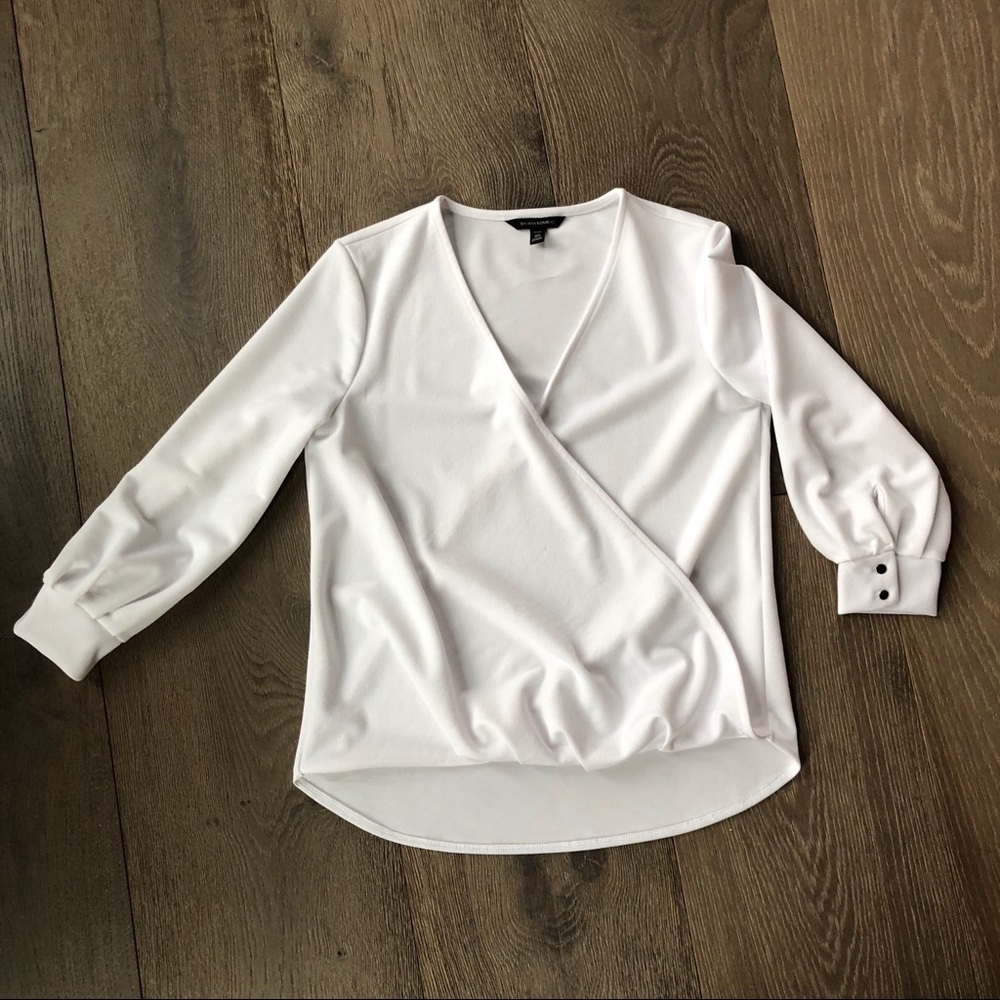 Banana Republic Faux Wrap Top